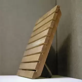 Effegibi Спинка для хаммам 45x19x45см, цвет: тиковое дерево