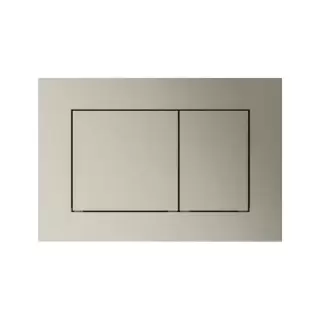 TECEnow Панель смыва унитаза для системы двойного смыва, цвет: никель металлик