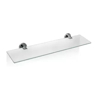 Decor Walther Basic GLA60 Полка стеклянная 60x14см, подвесной, цвет: хром