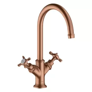 Axor Montreux Смеситель для раковины 210, на 1 отв., цвет: шлифованное красное золото