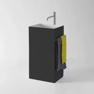 Antonio Lupi Fusto Раковина 45х35х85 см, без отв., напольная, цвет: черный