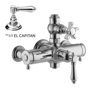 Nicolazzi Termostatico Смеситель для душа, термостатический, цвет: хром