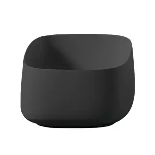 Artceram Cognac Раковина 43x43х22.5 см, без отв., накладная, без перелива, цвет: черный матовый