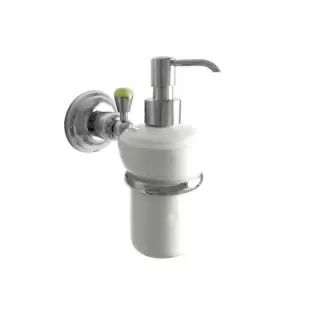Nicolazzi Onice Дозатор для жидкого мыла, подвесной, цвет: хром/белый