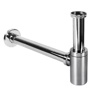 SIMAS Сифон цилиндрической формы для биде, хром