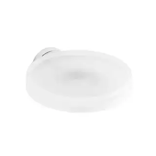 Colombo Nordic Мыльница подвесная, цвет: хром/матовое стекло