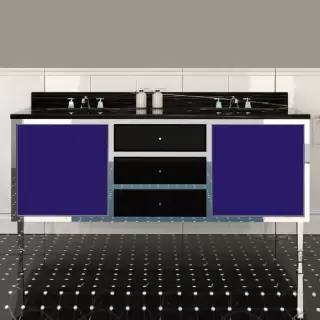 Devon&Devon Jazz 3, Комплект мебели, напольный, Цвет: blue violet/deep black