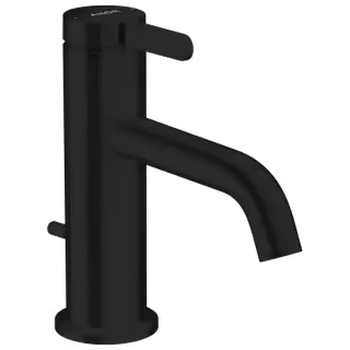 Axor One Смеситель для раковины, 1 отв., излив h70мм, цвет: черный матовый