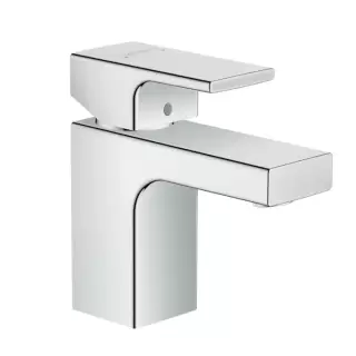 Hansgrohe Vernis Shap Смеситель для раковины, излив 70 мм, с донным клапаном, цвет: хром