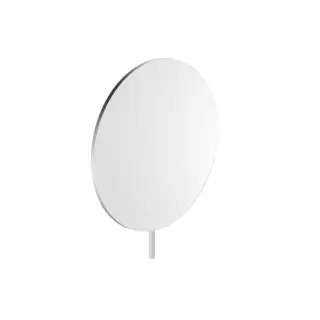 Fantini Young Зеркло косметическое настенное круглое 20 см, отделка матовая натуральная сталь