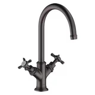 Axor Montreux Смеситель для раковины 210, на 1 отв., цвет: шлифованный черный хром