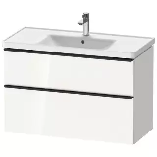 Duravit D-Neo Тумбочка подвесная 98.4х45.2х62.5см., раковина, 1 ящик, цвет: белый высокоглянцевый