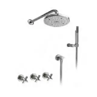 Nicolazzi Monte Croce Душевого набора, верхний душ 20см., смеситель, ручной душ,  цвет: хром