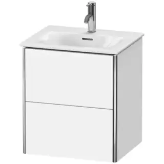 Duravit XSquare База подвесная 51x41.8x56см с раковиной, 2 яшика, цвет: глянцевый белый