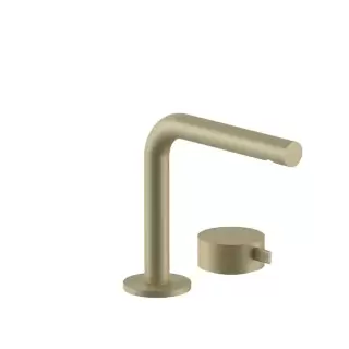 Fantini AF/21 Смеситель для раковины, 2 отв., излив: 155 мм, цвет: Matt British Gold PVD