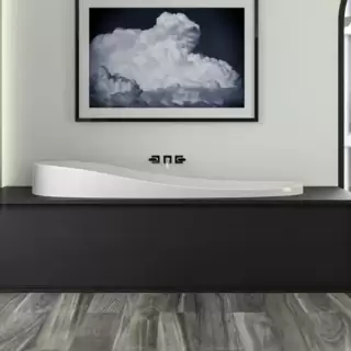 Knief Relax Fit Ванна 0400-268 встроенная 180x85x62см с ножками (перелив стандартный), без слива-перел, цвет: белый (продается со сливом 0100-091-06)