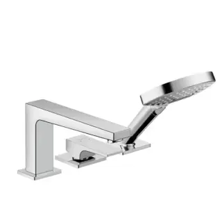 Hansgrohe Metropol Смеситель на борт ванны , на 3 отв., цвет: хром