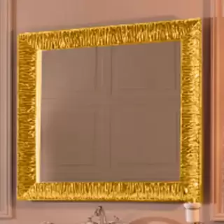Kerasan Retro Зеркало 100x100см, цвет: золото