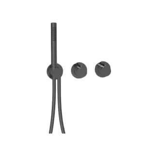 Almar Modular Смеситель для душа, настенный, термостатический, цвет: Absolute Black Brushed PVD