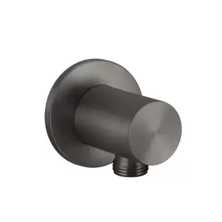 Gessi 316 Вывод воды на 1/2", цвет: brushed black metal pvd
