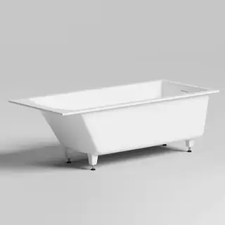 Salini Cascata kit Встраиваемая ванна 180х80х60см, донный клапан, материал: S-Sense, цвет: белый глянцевый