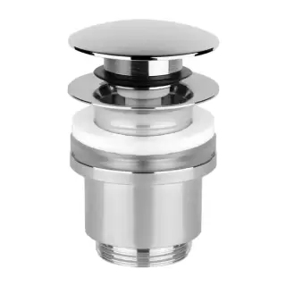 Gessi Донный клапан для раковины Stop&Go 1&rdquo;1/4, без слива-перелива, цвет: хром