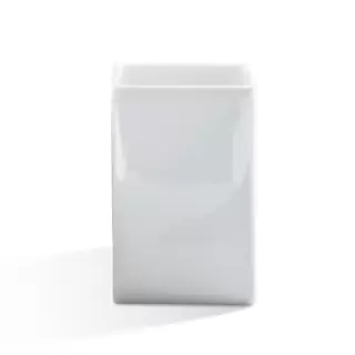 Decor Walther DW 627 Стакан для зубных шёток, фарфор, настольный, цвет: белый