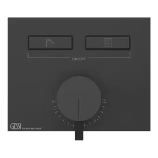 Gessi Hi-Fi Смеситель для душа, с включением до 2 источников одновременно, внешняя часть, цвет: black XL