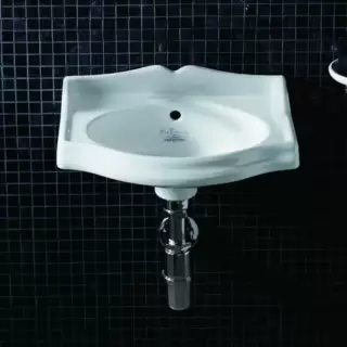 SIMAS Arcade Раковина 37х28 см, без отв., цвет: белый