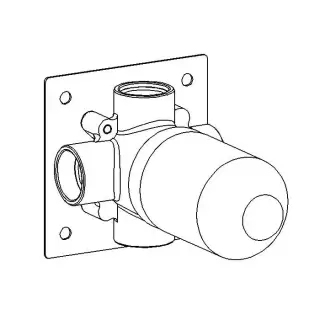 Carimali Встраиваемая часть дивертора на 2 потока воды