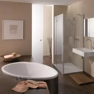 Bette Pool Ванна овальная встраиваемая, 164х96х45см, BetteGlasur&reg; Plus, цвет: белый