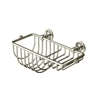Devon&Devon First Class Полочка для губки решетчатая, подвесная, цвет: никель блестящий