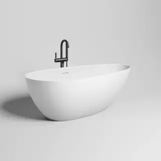 Salini Paola Ванна отдельностоящая 172х82х60cм, донный клапан "Up&Down", сифон, слив-перелив, S-Sense, цвет: белый глянцевый