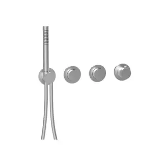 Almar Modular Смеситель для душа, настенный, термостатический, цвет: нержавеющая сталь брашированная AISI 316