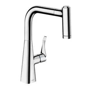 Hansgrohe Kitchen Смеситель для кухни, однорычажный, с вытяжным душем, хром