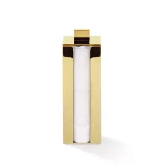 Decor Walther Cube DW 3680 Диспенсер ватных дисков, настольный, цвет: золото