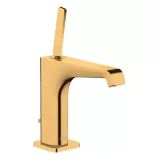 Axor Citterio E Смеситель для раковины 125, на 1 отв., с донным клапаном, цвет: полированное золото