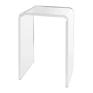 Colombo Hotel Collection Табурет пластиковый, напольный, цвет: прозрачный