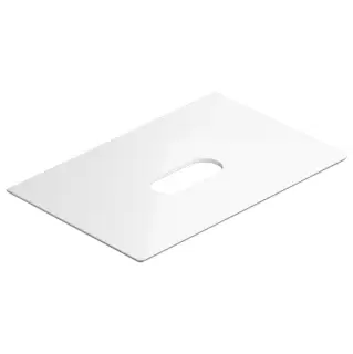 Catalano Столешница керамическая 75x50см, с отверстием , цвет: белый глянцевый