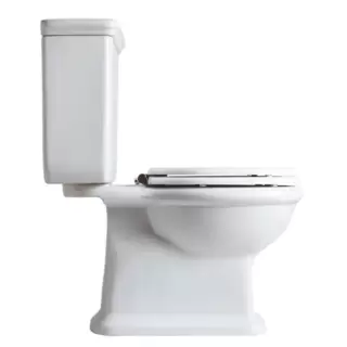 SIMAS Lante Унитаз моноблок 70.5х38.5см, с вертикальным сливом с бачком с боковой ручкой смыва, фурнитура хром, цвет: белый