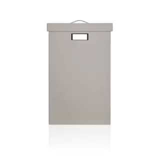 Decor Walther Brownie WB Корзина для белья / Имитация кожи, цвет: тауп