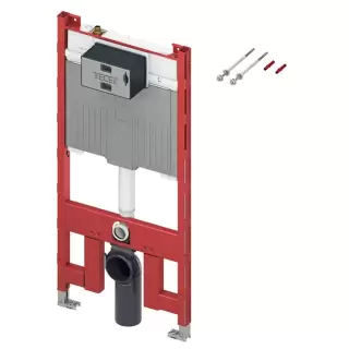 TECEprofil Инсталляция для подвесного унитаза со смывным бачком 50х112см., фронтальное расположение панели, с крепежом