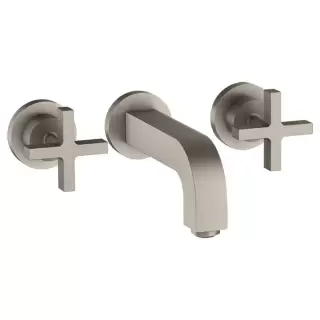 Axor Citterio Смеситель для раковины, встраиваемый, излив: 16.2см., цвет: сталь