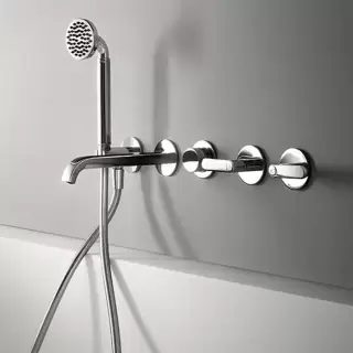 Fantini Icona Deco Смеситель для ванны, встраиваемый, цвет: хром