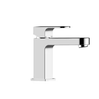 Bossini Gillo Смеситель для раковины GILLO-M с донным клапаном 1&rdquo;1/4 и гибкая подводка из нерж. стали, цвет: хром