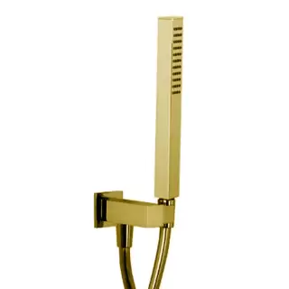 Fima Carlo Frattini Set doccia Душевой гарнитур, настенный держатель, с ручным душем и шлангом 150см., цвет: золото