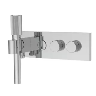 Fima Carlo Frattini Switch ON Смеситель для душа, встраиваемый, с ручным душем и переключателем на 2 выхода, цвет: хром