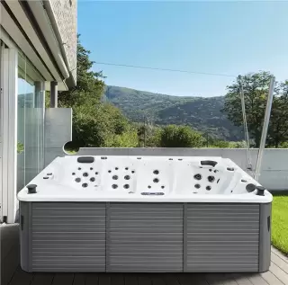 Gruppo Treesse Ibiza Минибассейн 275x228x100см., отдельностоящий, цвет: белый/серый