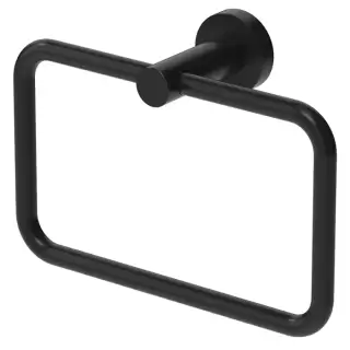 Colombo Plus Полотенцедержатель кольцо, цвет: чёрный матовый