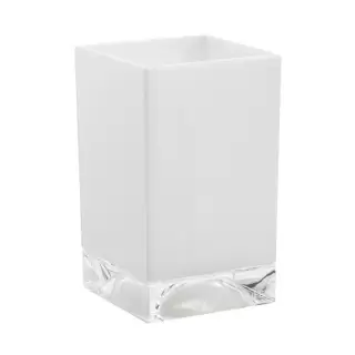 Laufen Kartell Стакан 7х7х12см., настольный, пластик, цвет: плотный белый